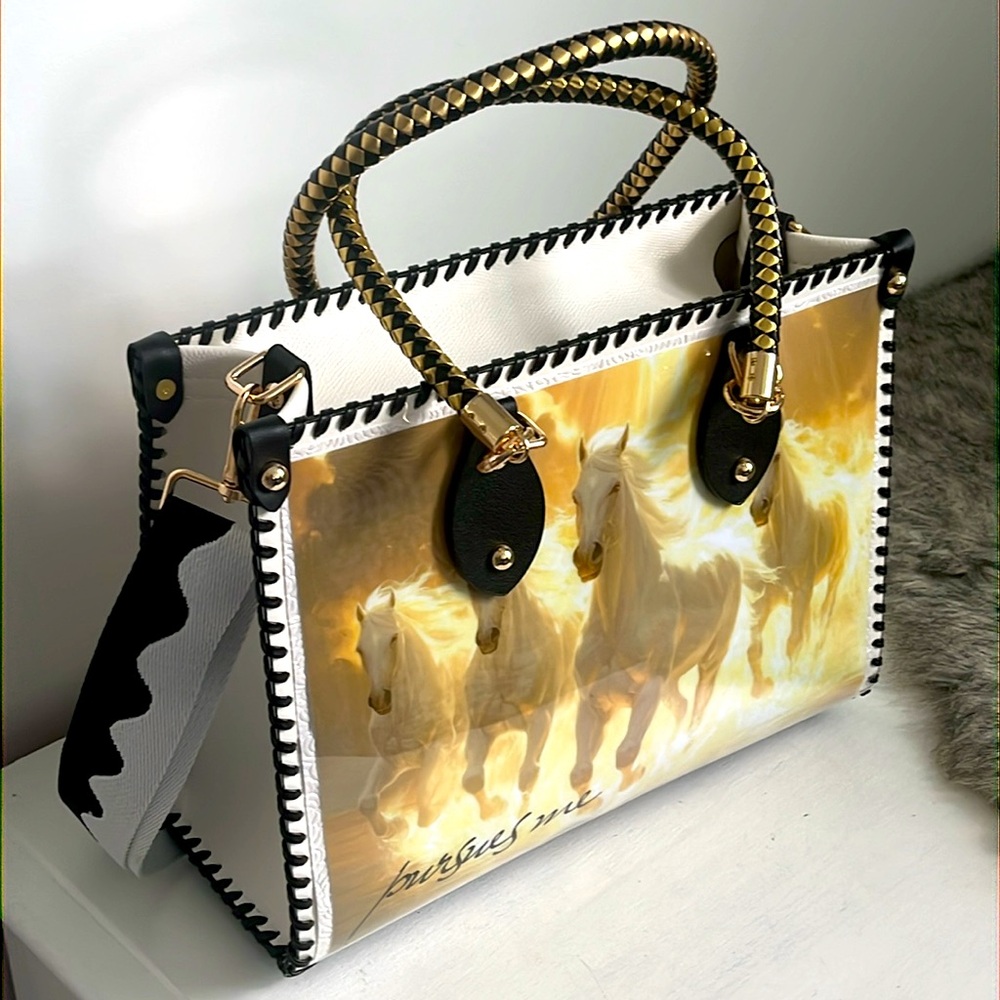 *SOLD* CHiP Bags modern Christian apparel horses colorful music celestial purse - Picture 3 of 17